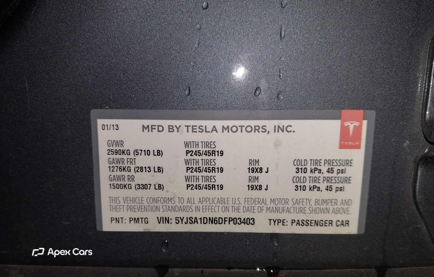 Tesla Model S 2013