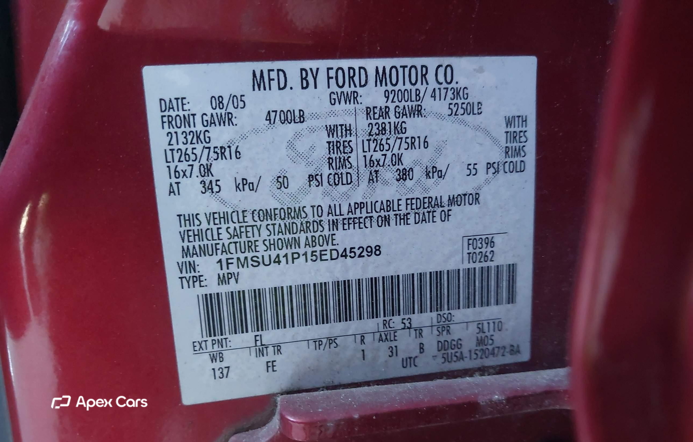 Ford Excursion 2005