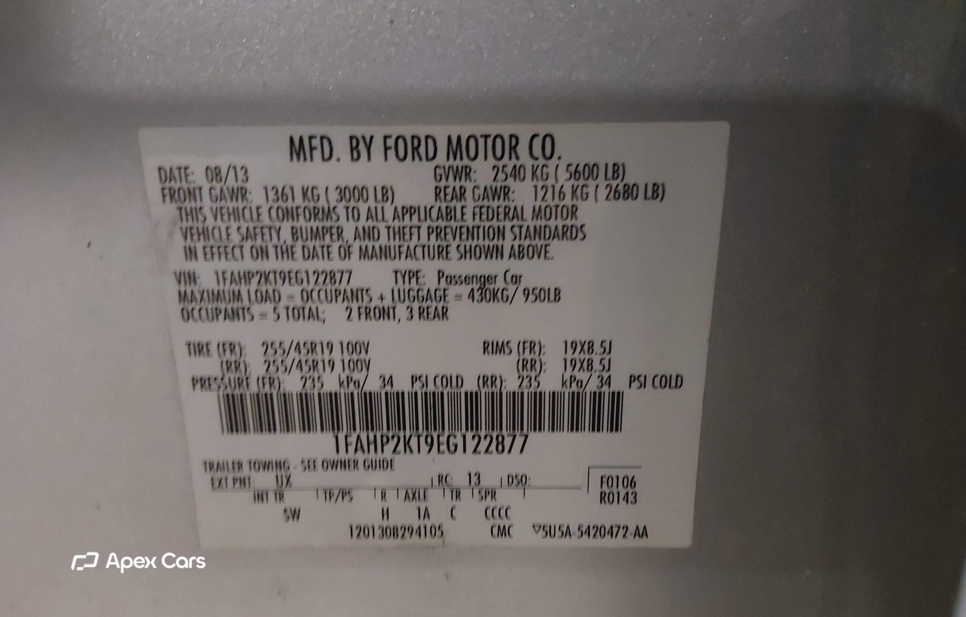Ford Taurus 2014