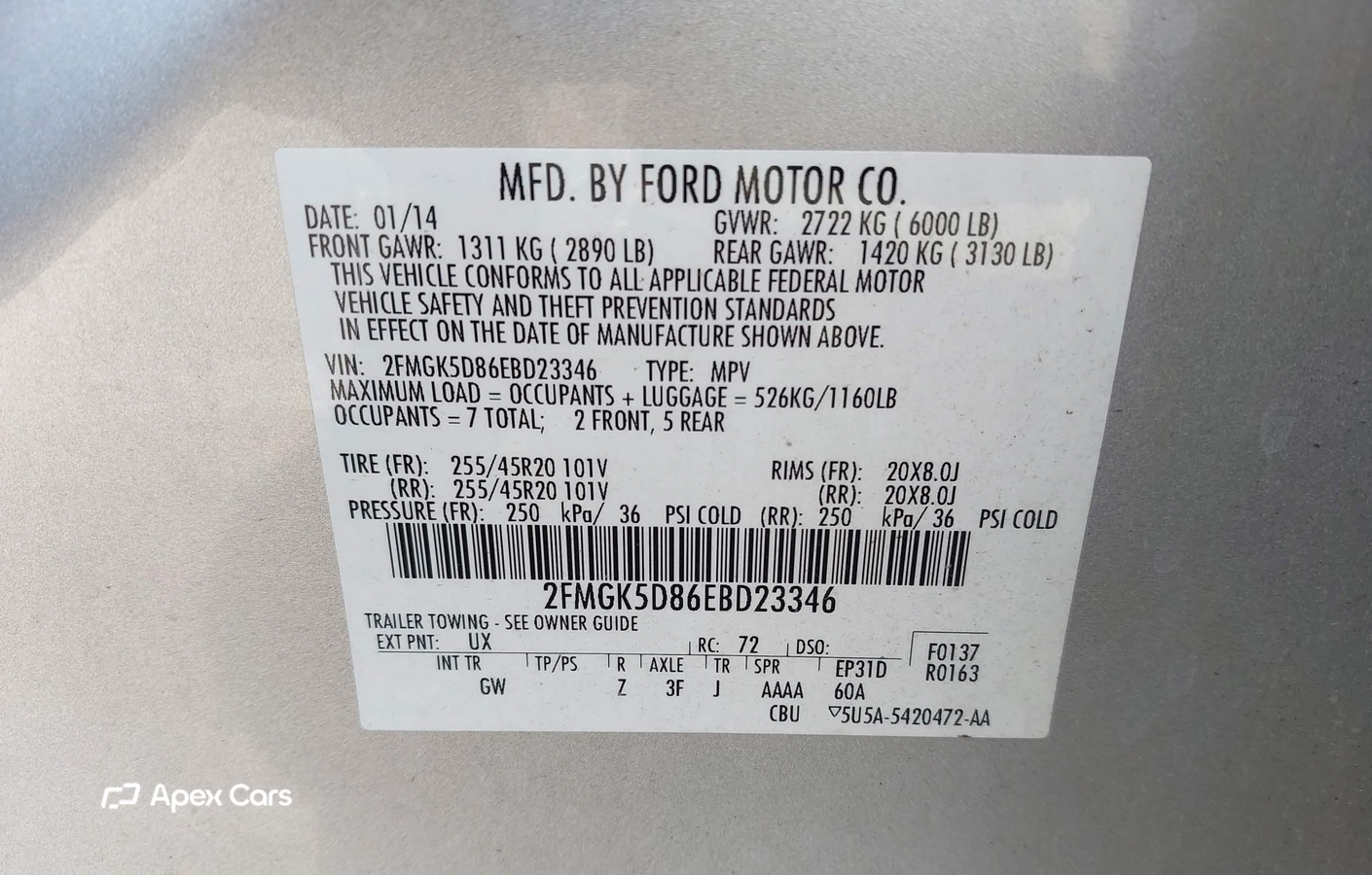 Ford Flex 2014