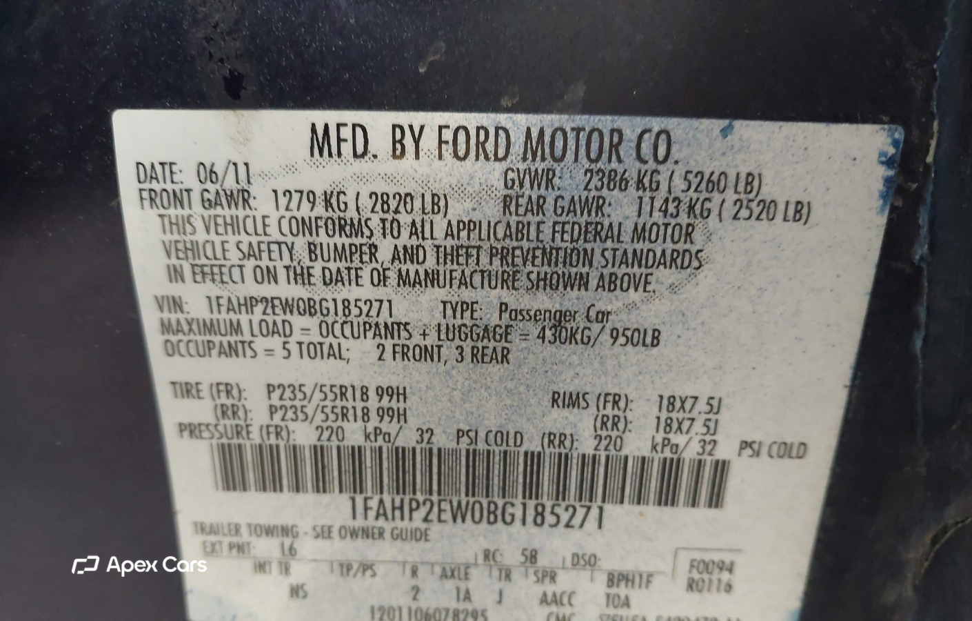 Ford Taurus 2011