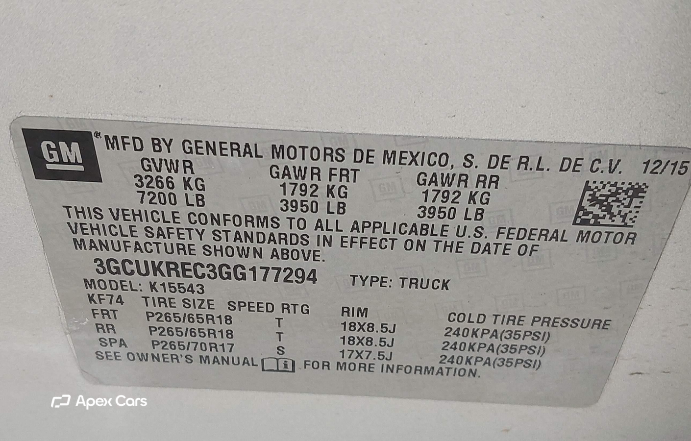 Chevrolet Silverado 2016