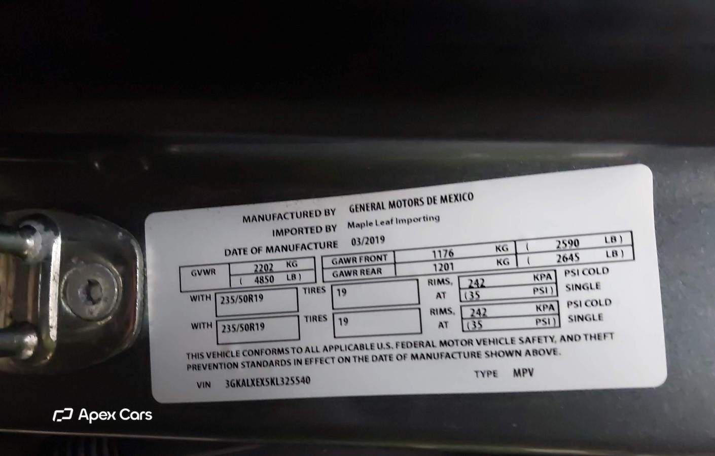 GMC Terrain 2019