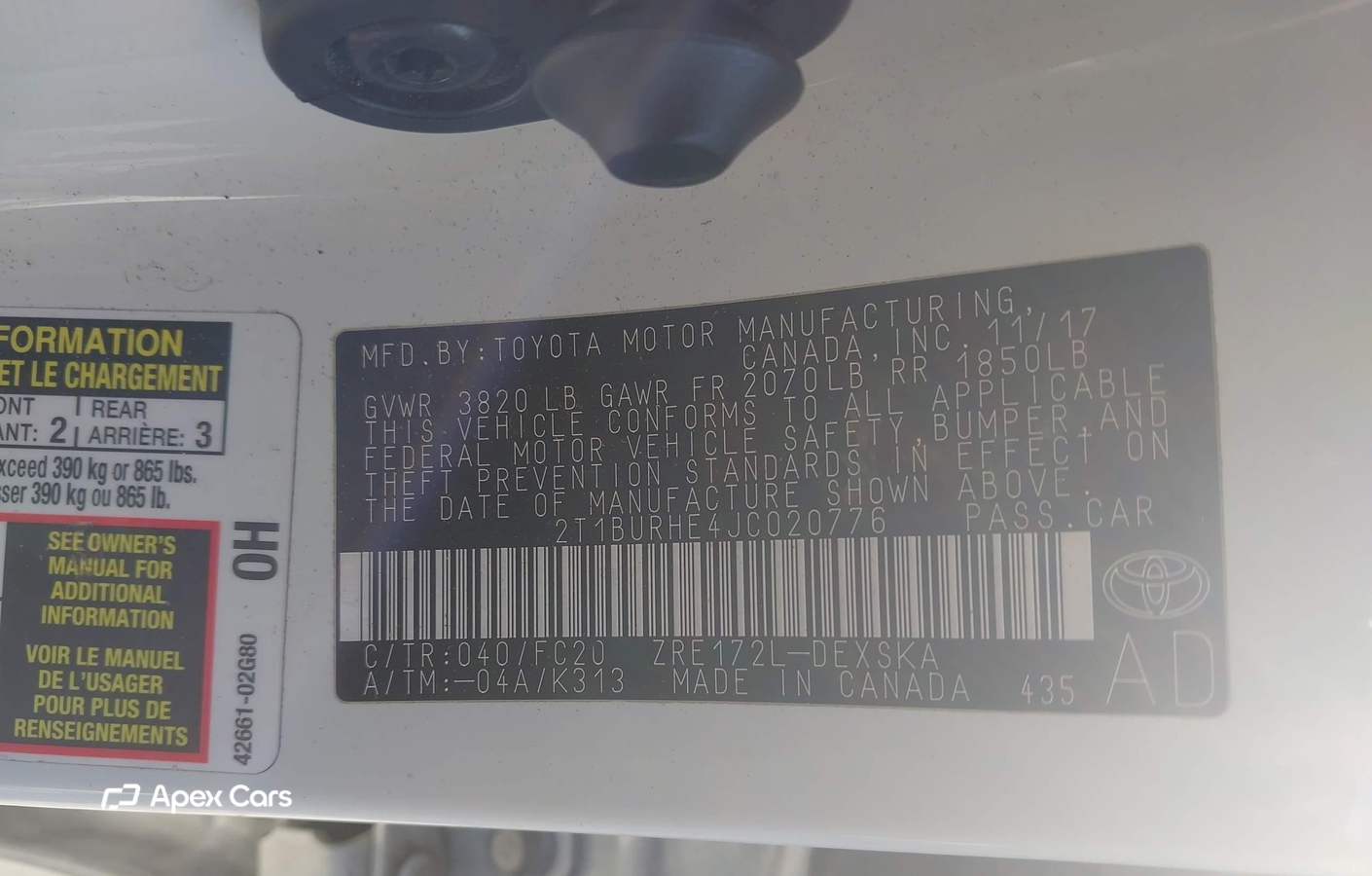 Toyota Corolla 2018