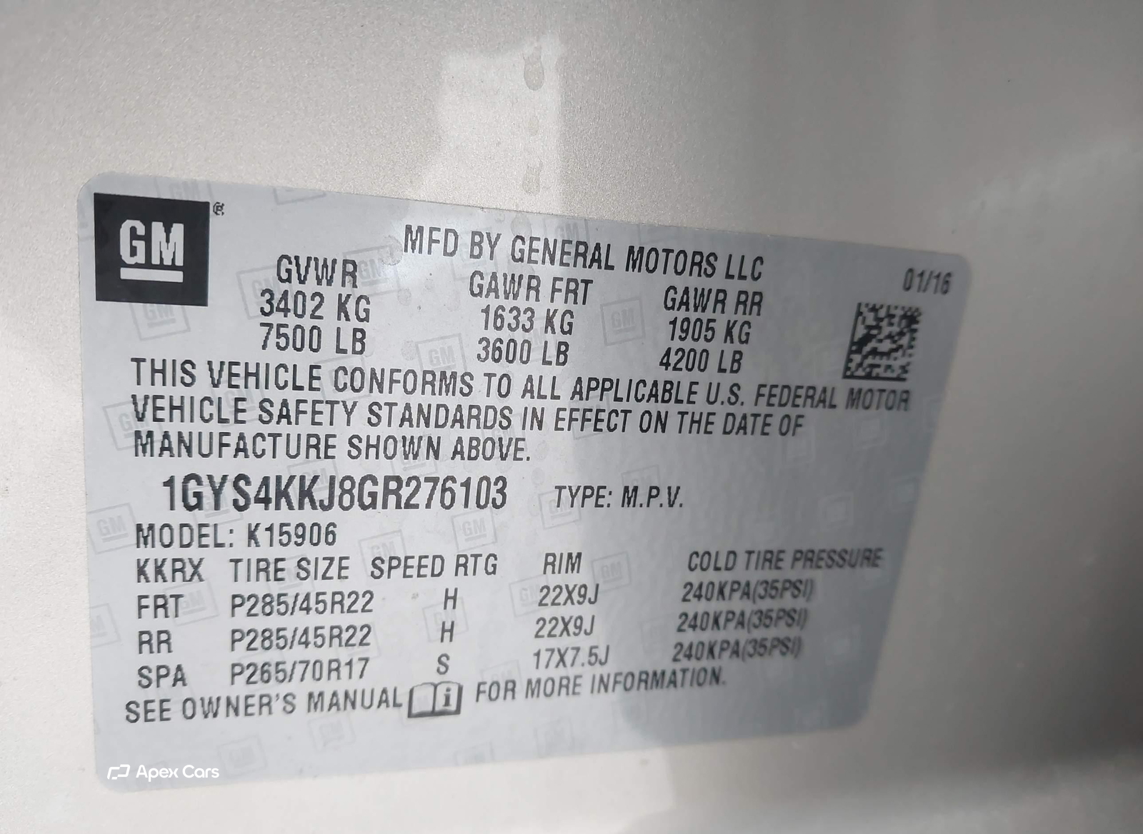 Cadillac Escalade 2016