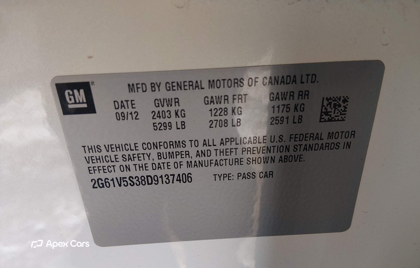 Cadillac XTS 2013