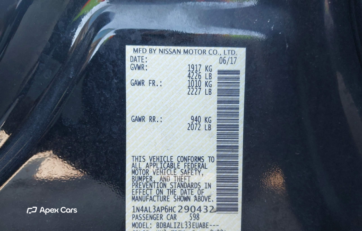 Nissan Altima 2017