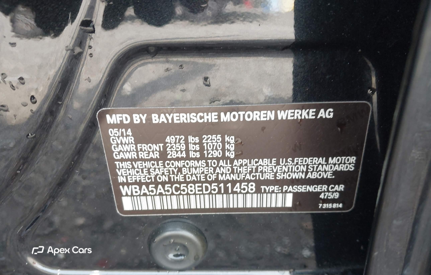 BMW Series 5 2014