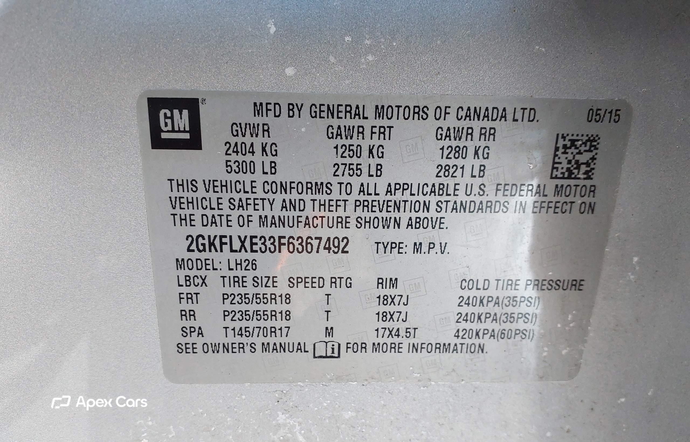 GMC Terrain 2015