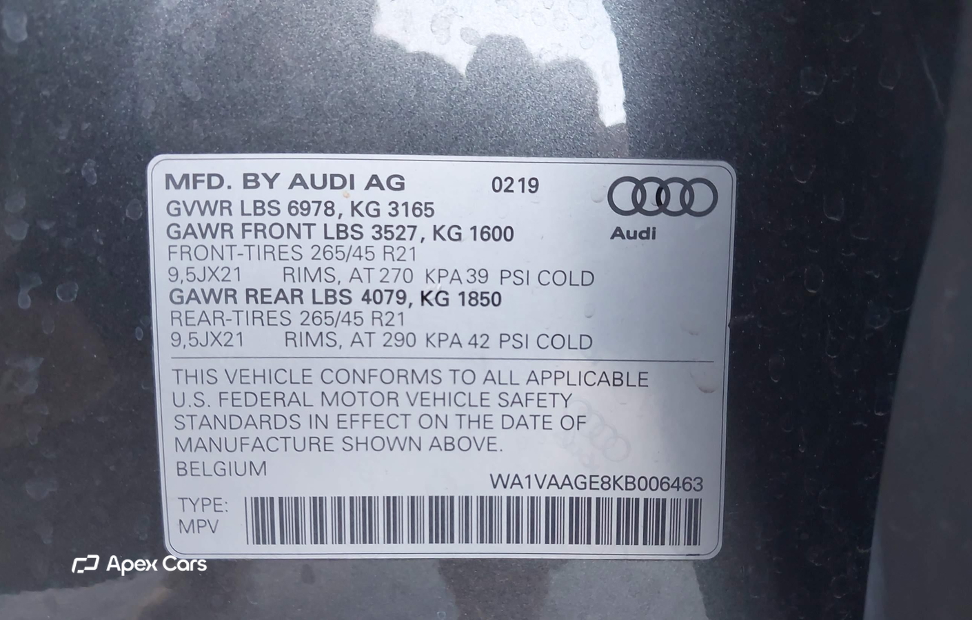 Audi e-tron 2019