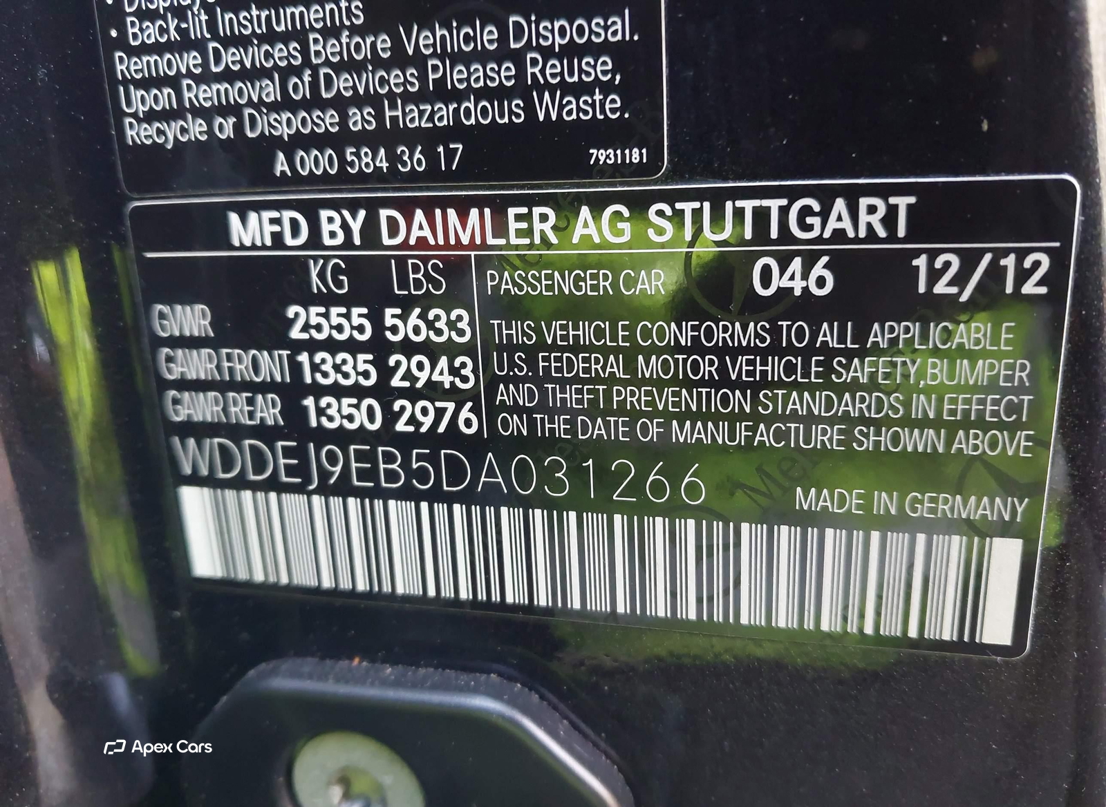 Mercedes-Benz CL-klasse 2013