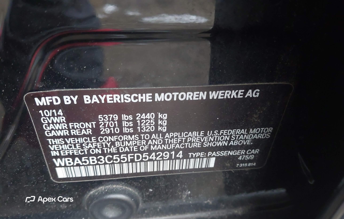BMW Series 5 2015