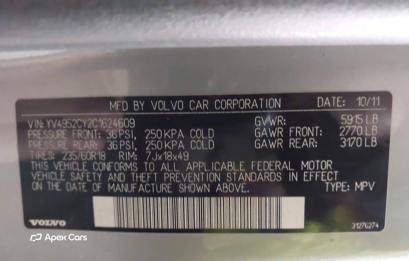 Volvo XC90 2012
