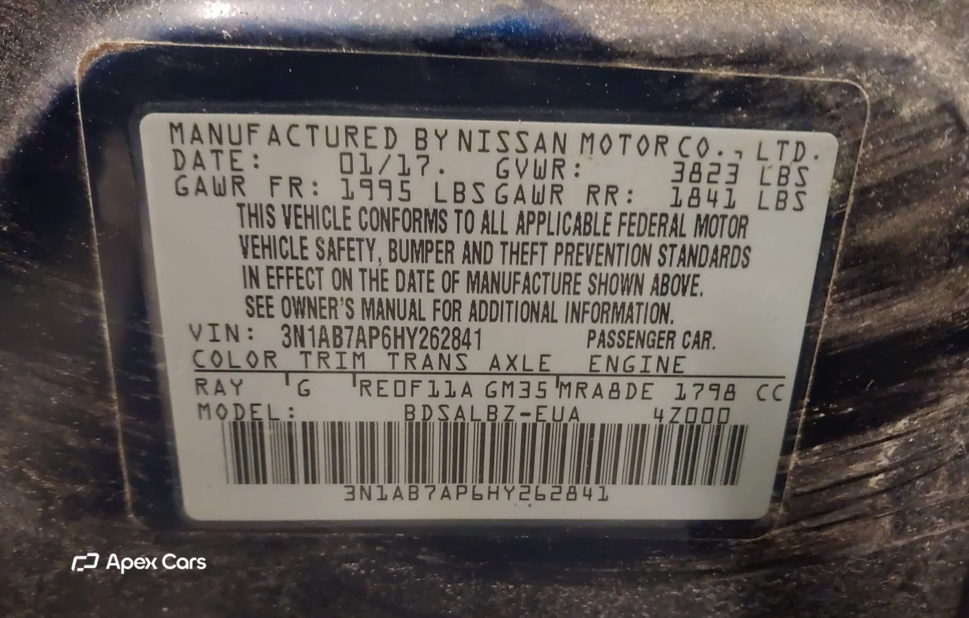 Nissan Sentra 2017