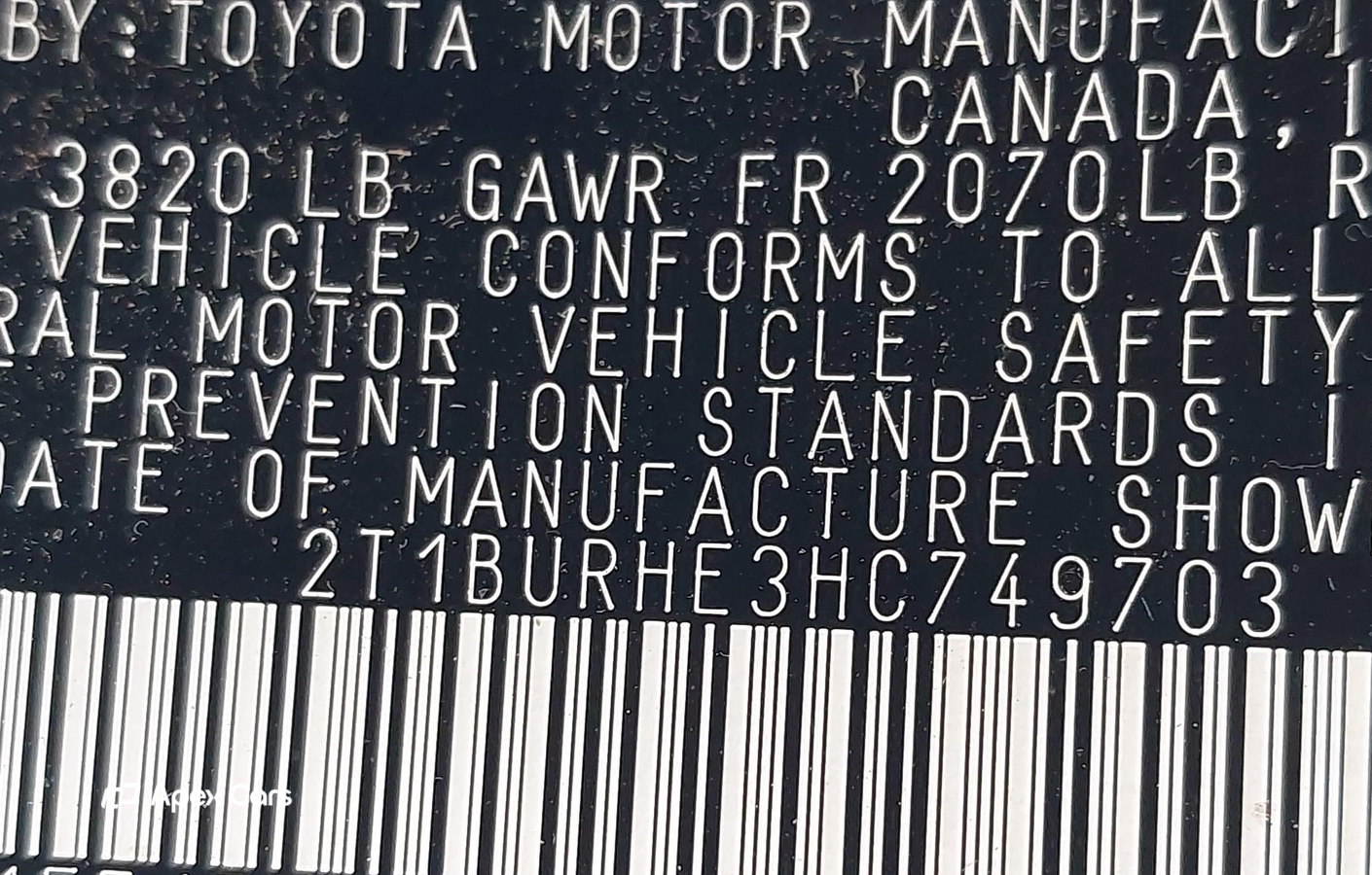Toyota Corolla 2017