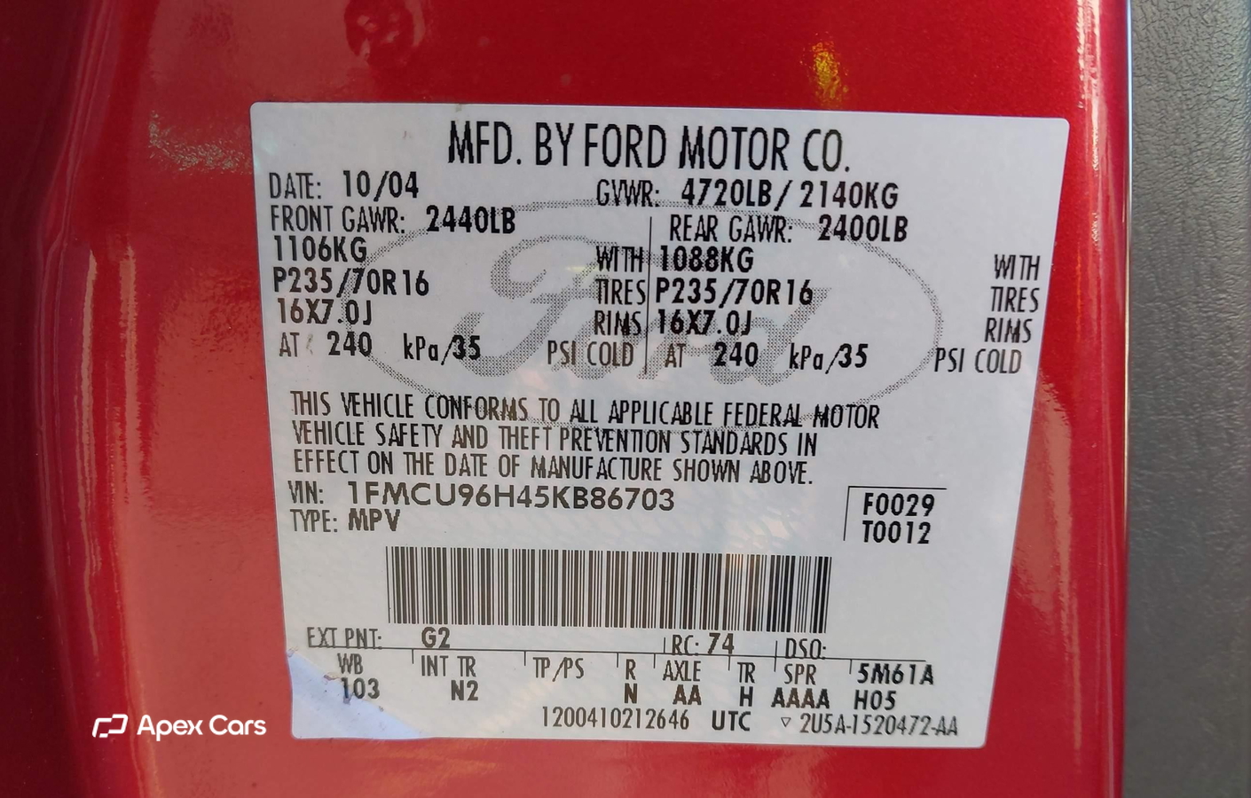 Ford Escape 2005