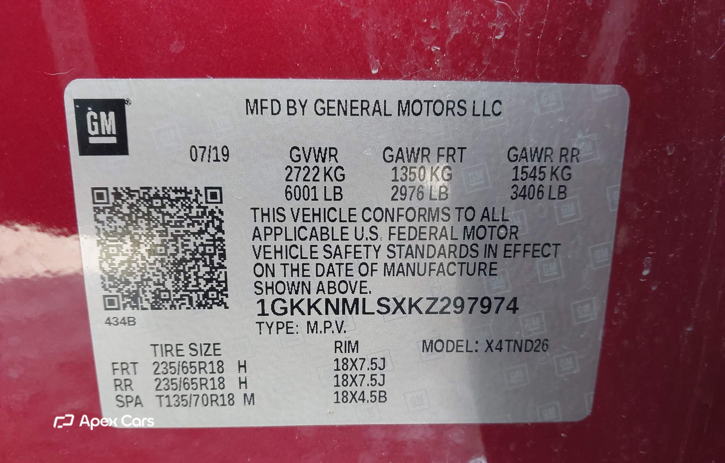 GMC Acadia 2019