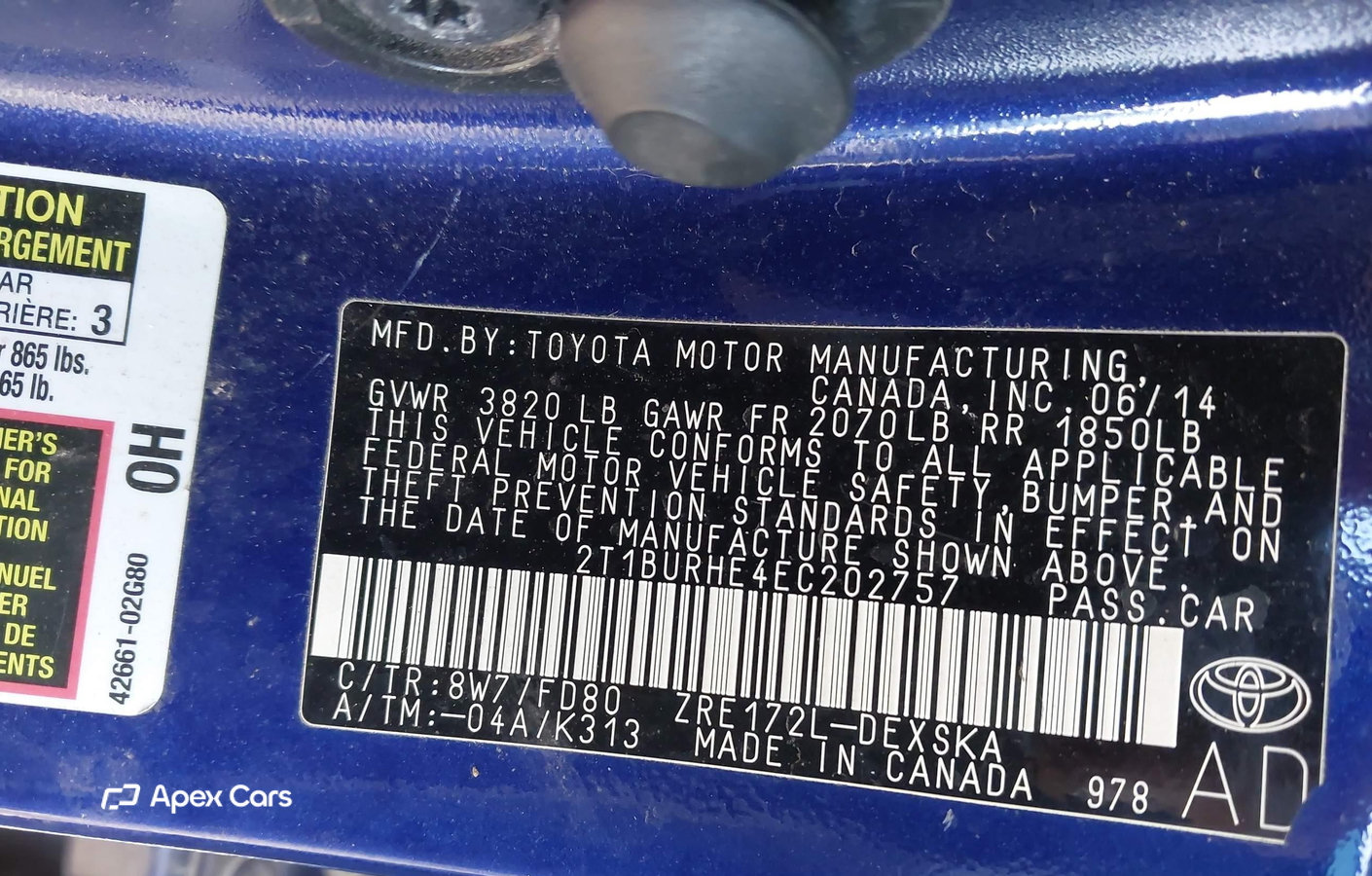 Toyota Corolla 2014