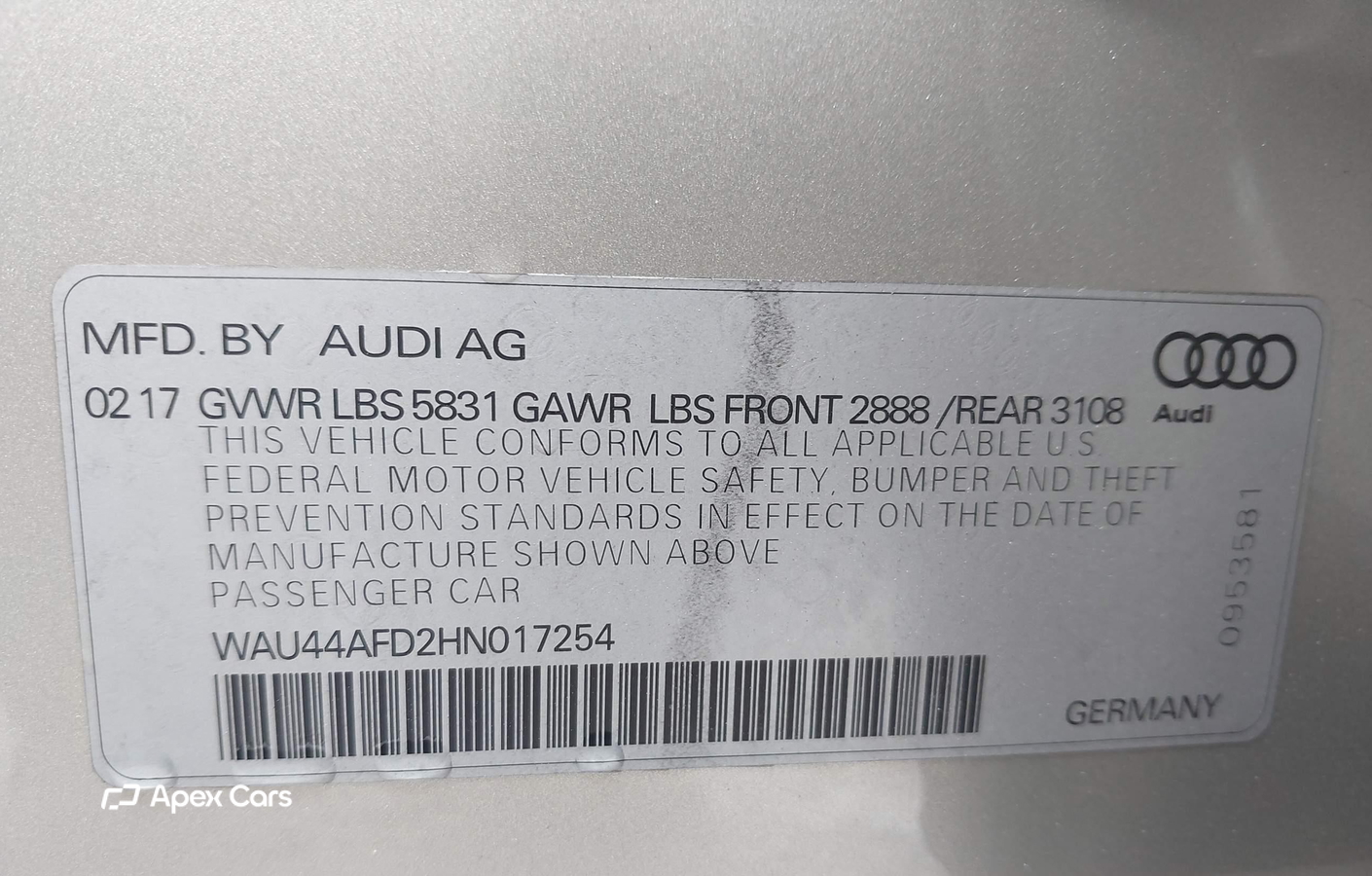 Audi A8 2017