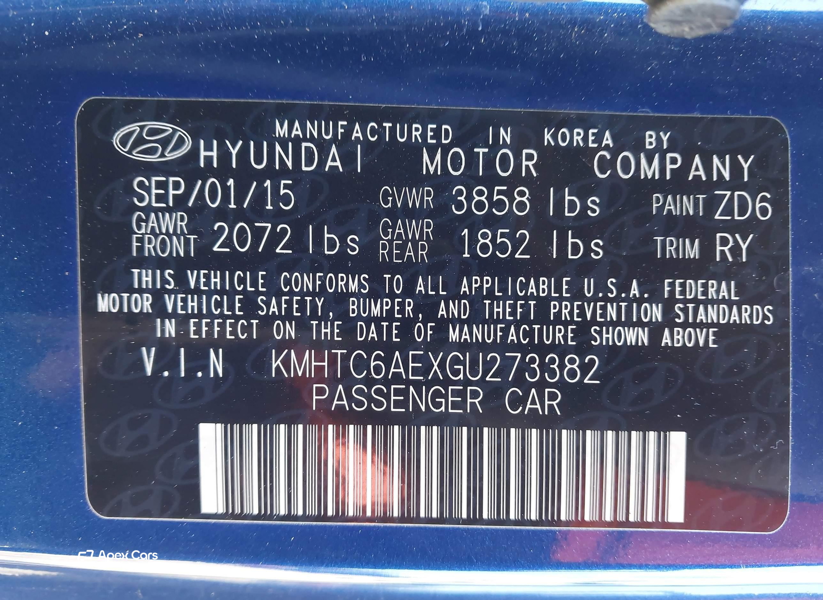 Hyundai Veloster 2016