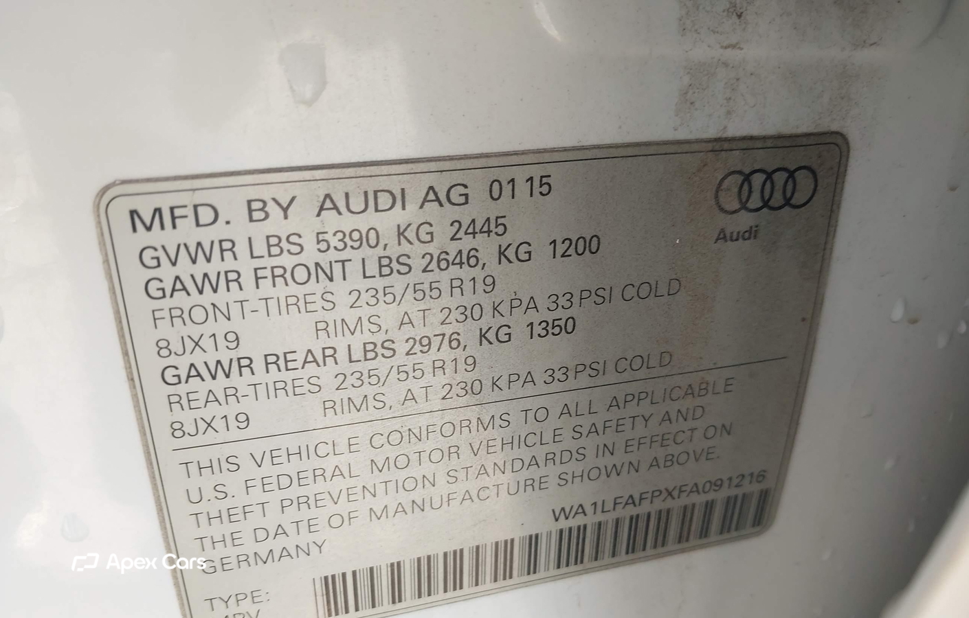 Audi Q5 2015