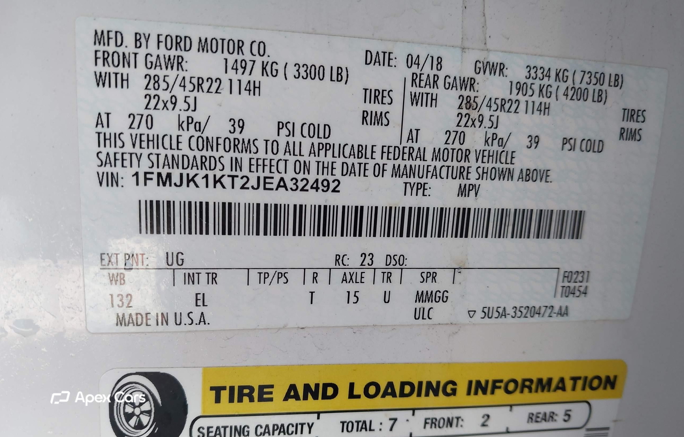 Ford Expedition 2018