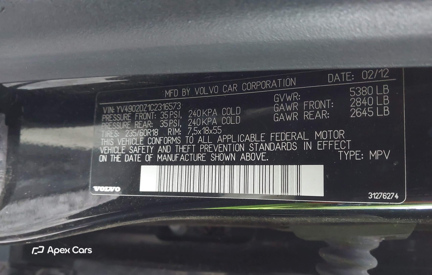 Volvo XC60 2012