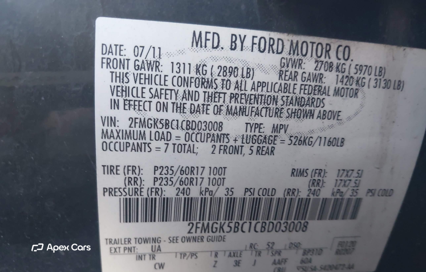 Ford Flex 2012