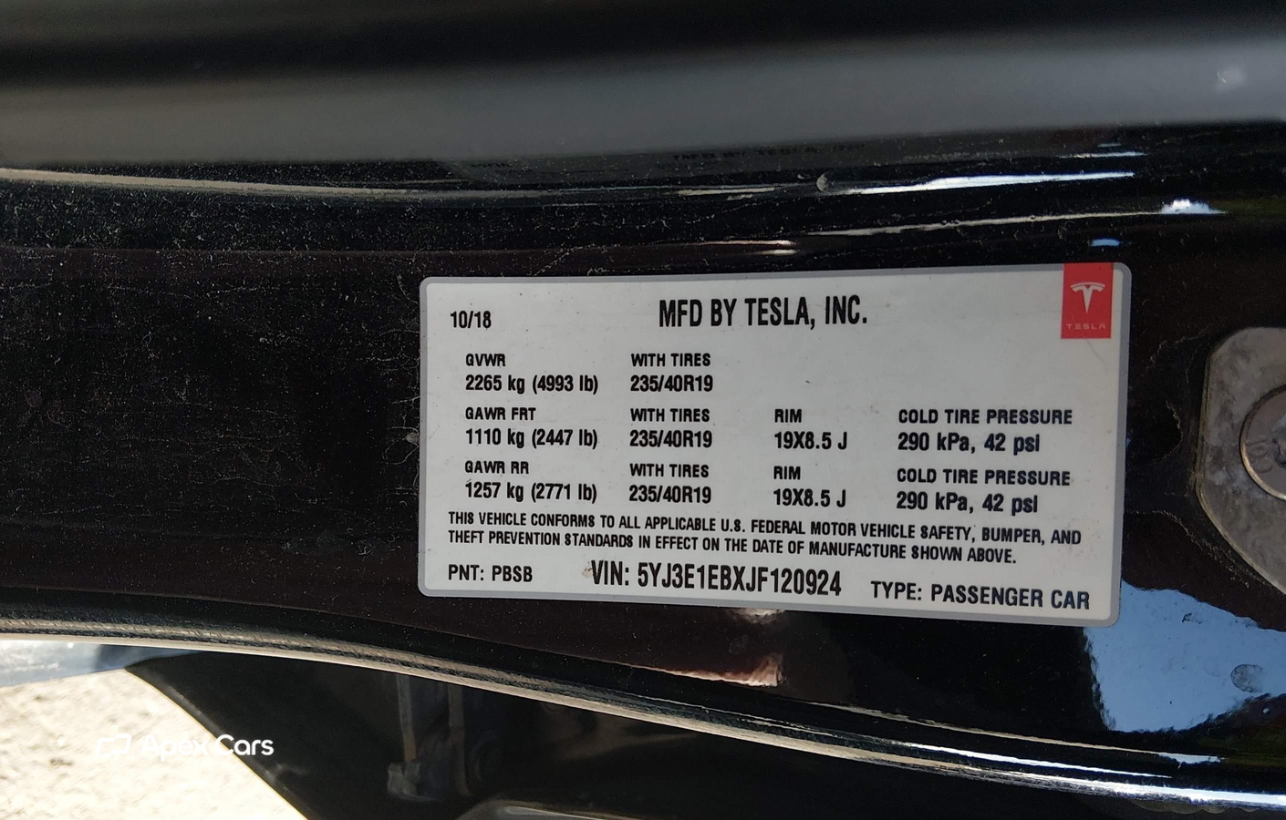 Tesla Model 3 2018