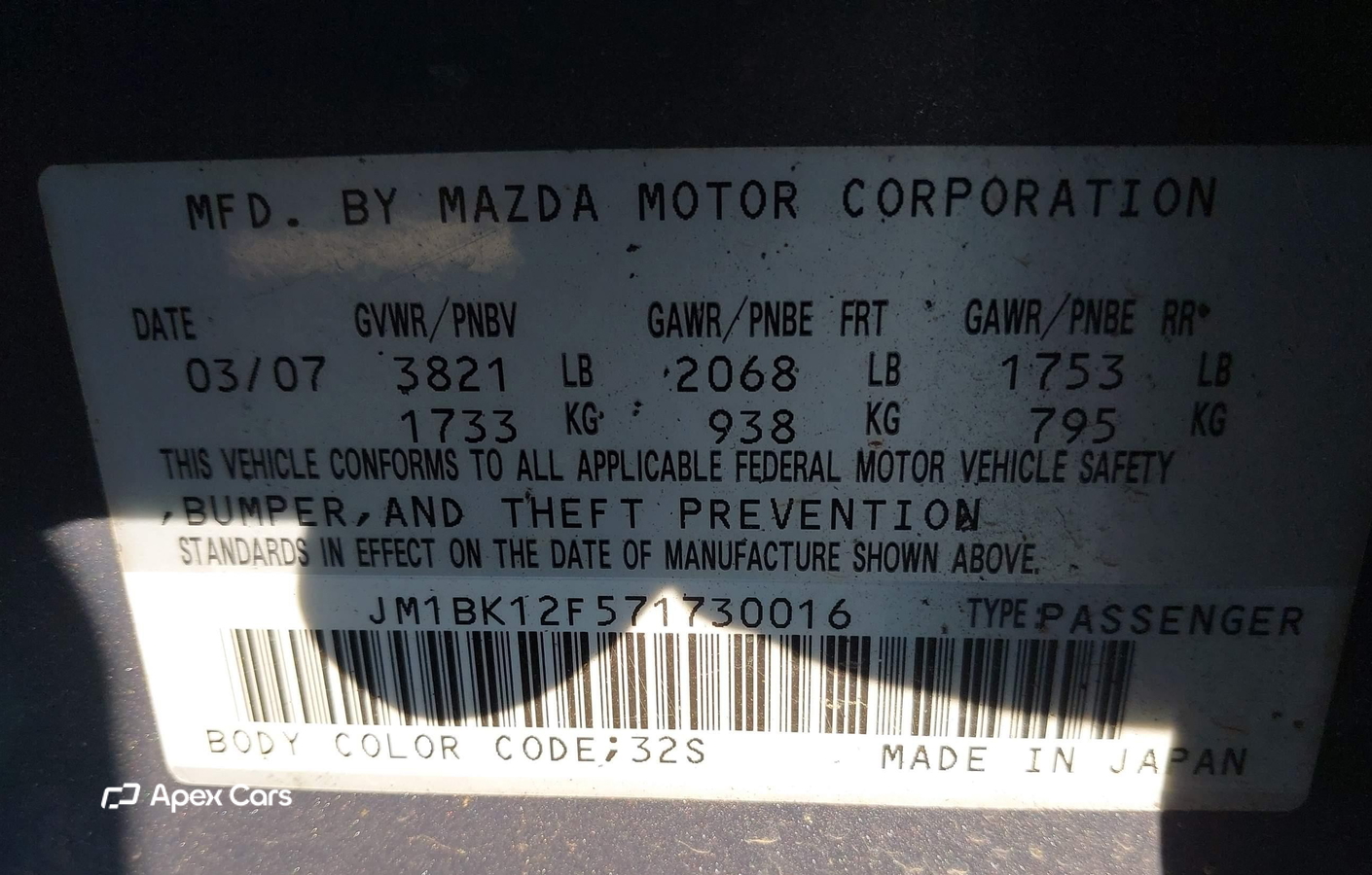 Mazda 3 2007