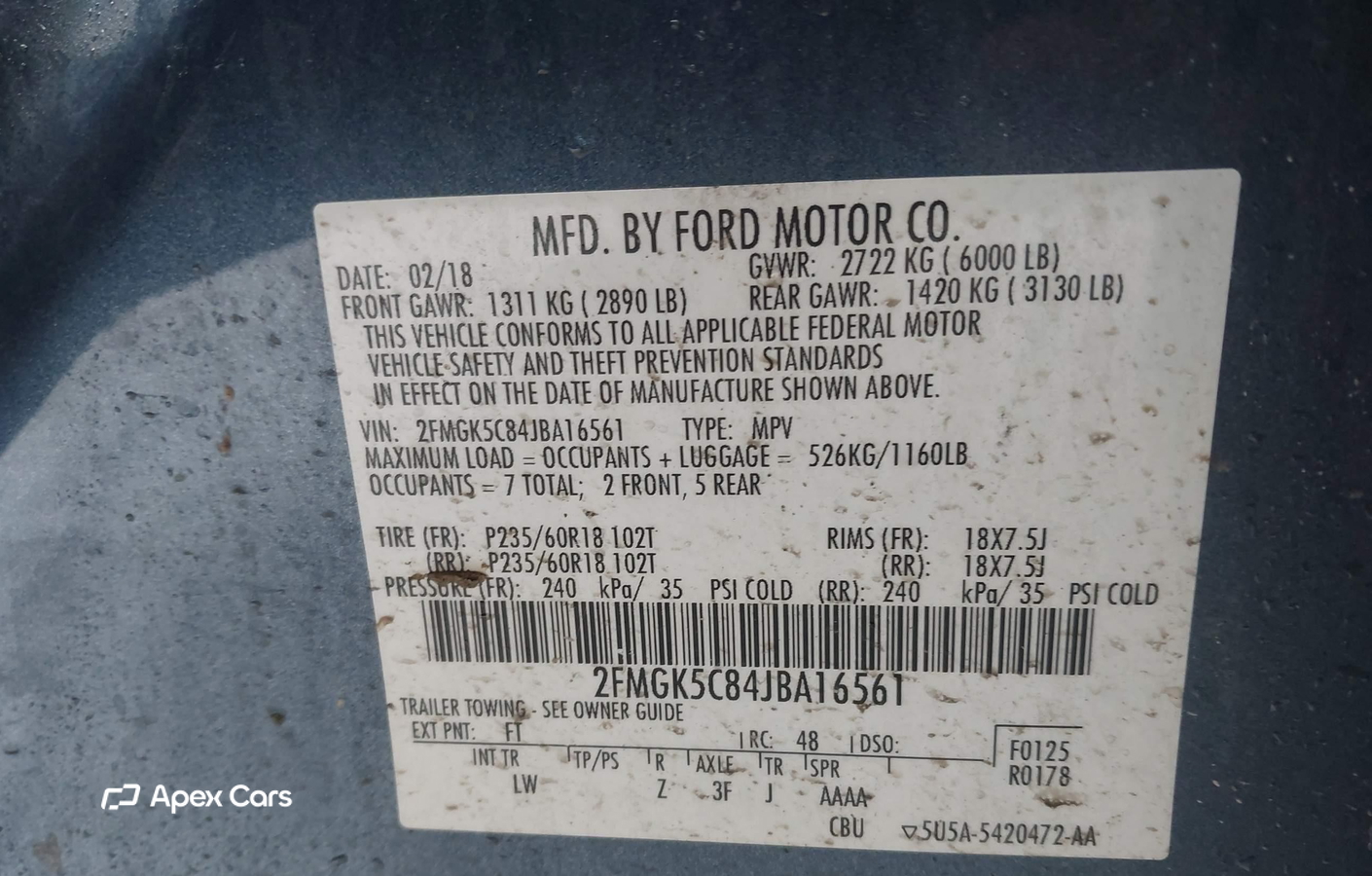 Ford Flex 2018