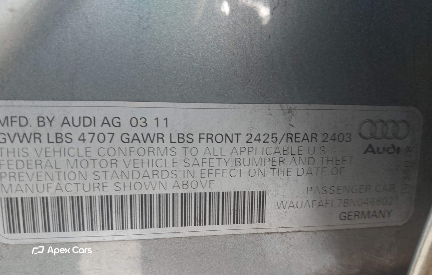 Audi A4 2011