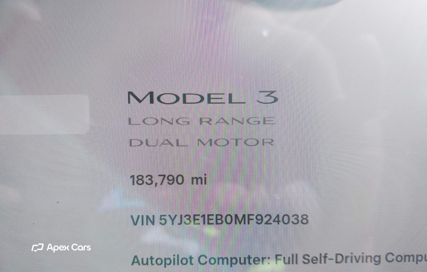 Tesla Model 3 2021