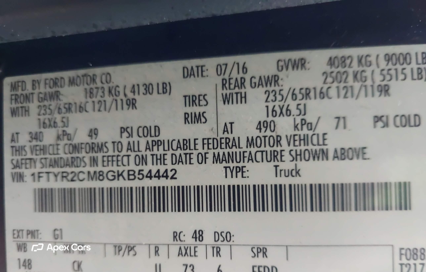 Ford Transit 2016