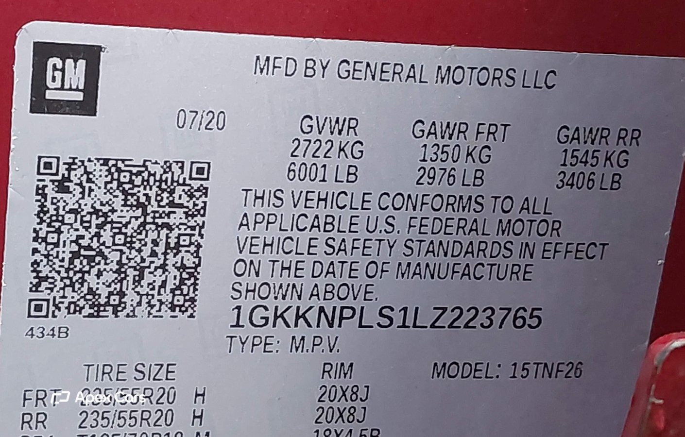 GMC Acadia 2020