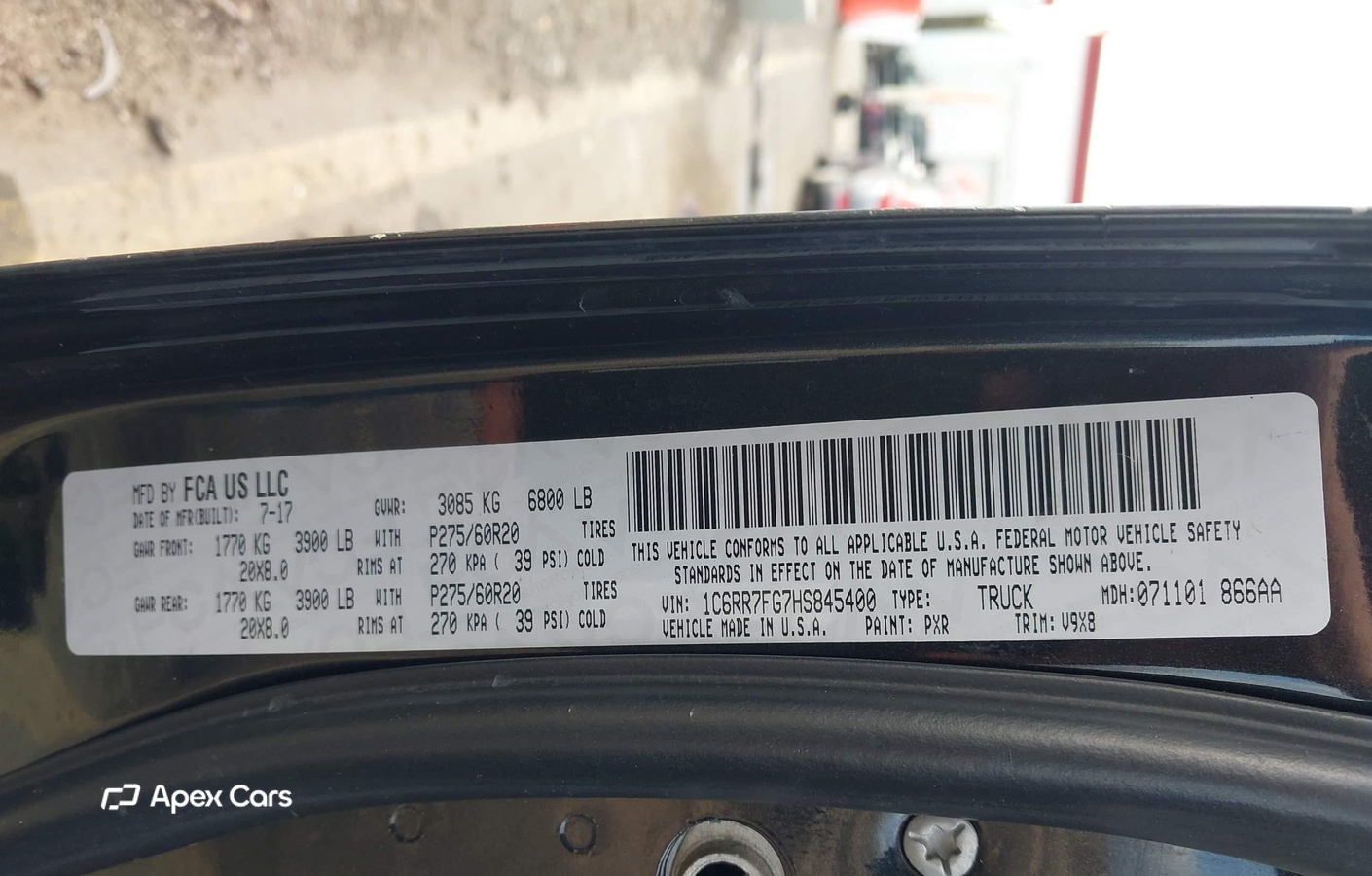 RAM 1500 2017