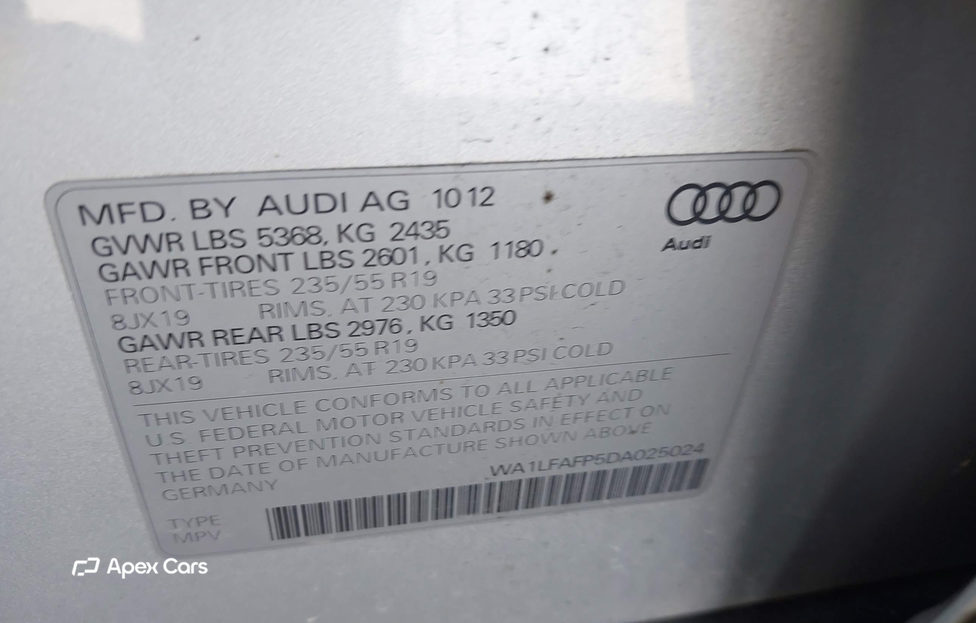 Audi Q5 2013