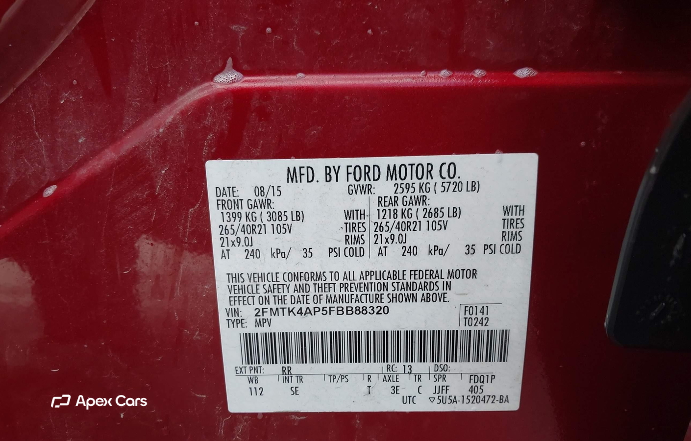 Ford Edge 2015