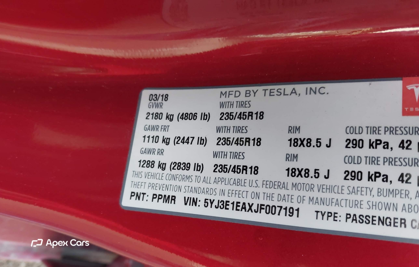 Tesla Model 3 2018