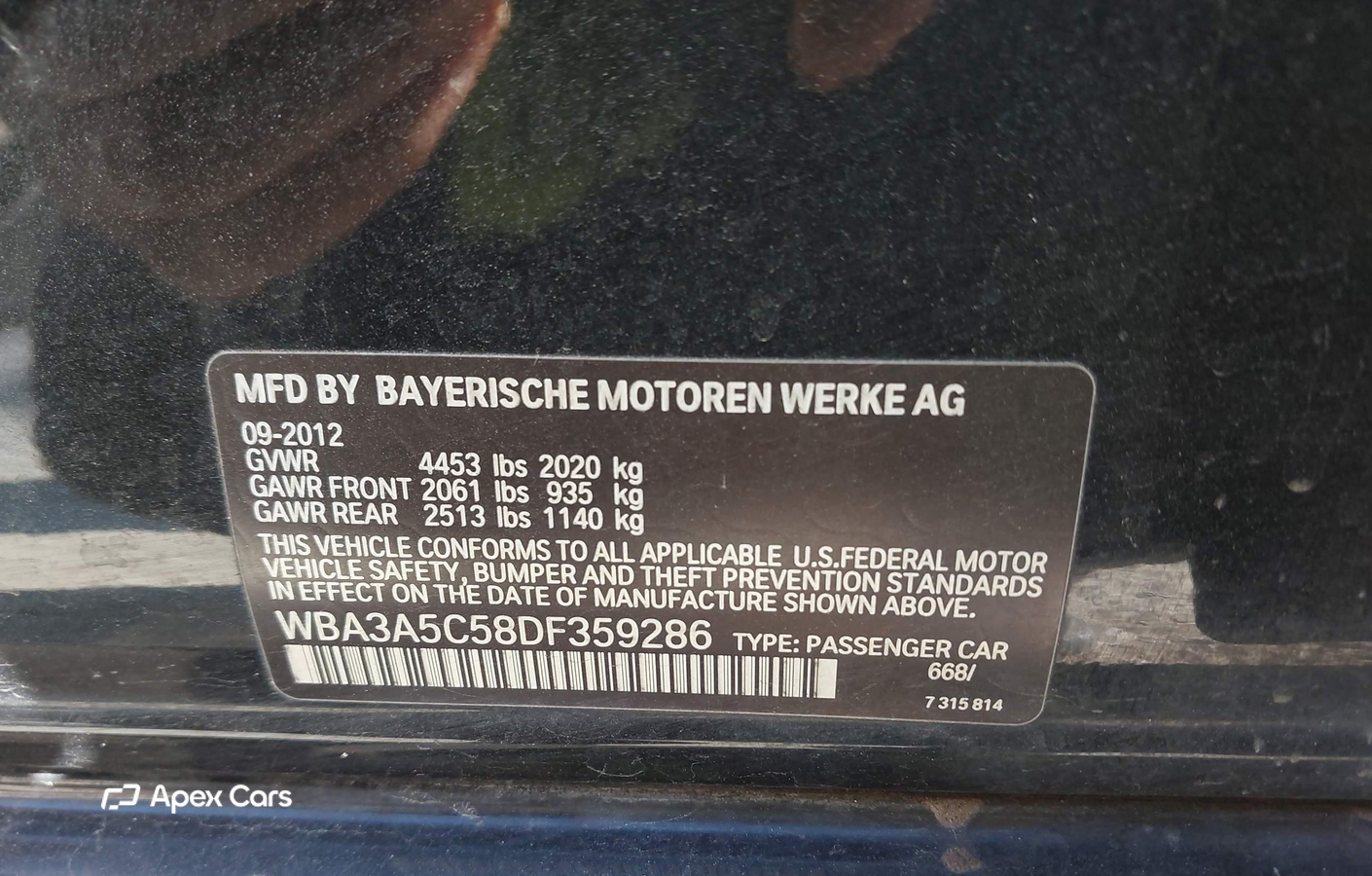 BMW Series 3 2013