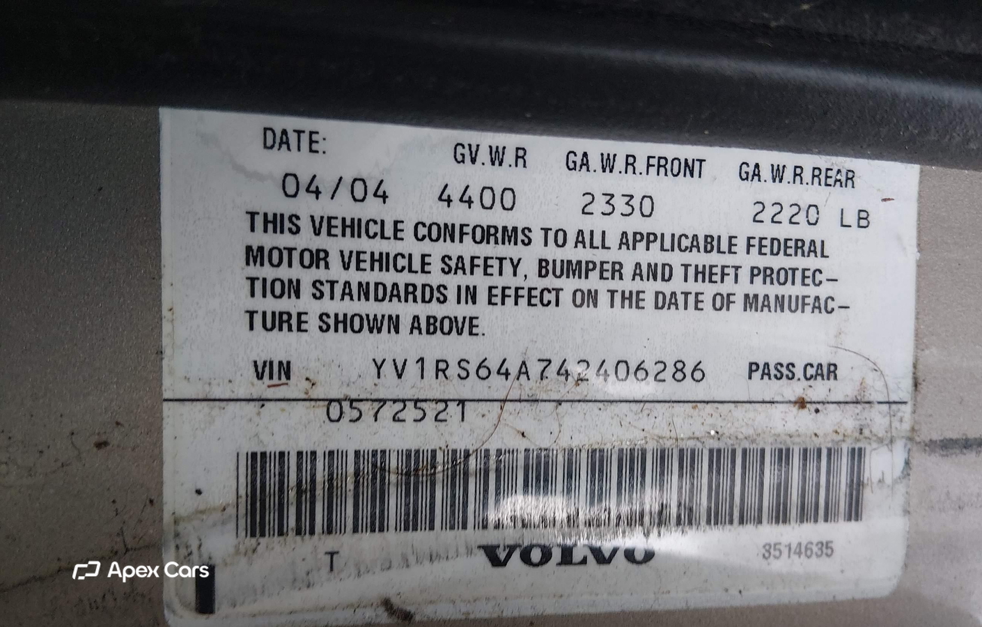 Volvo S60 2004