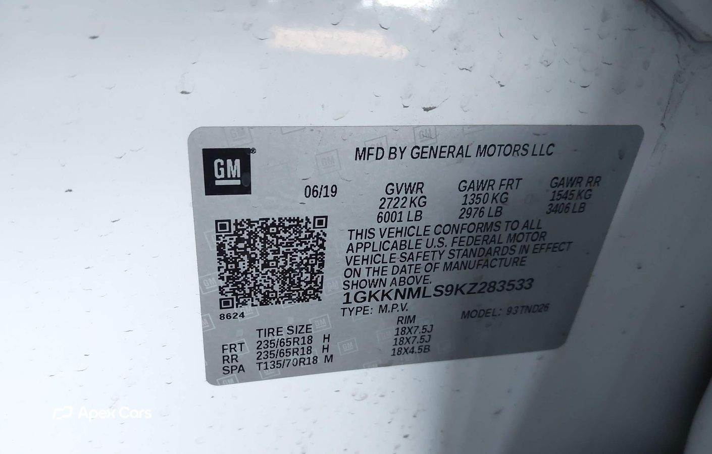 GMC Acadia 2019
