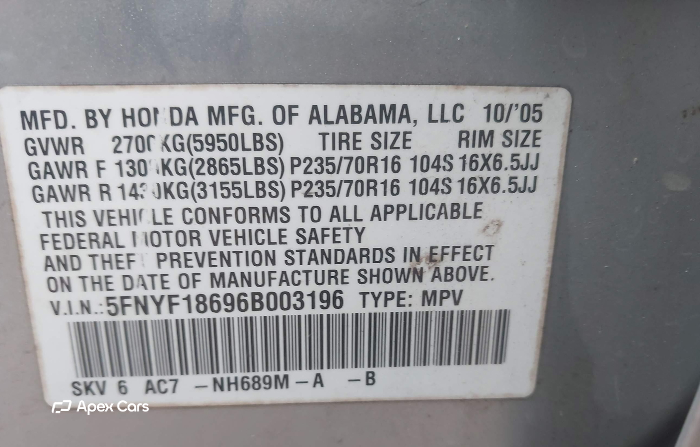 Honda Pilot 2006
