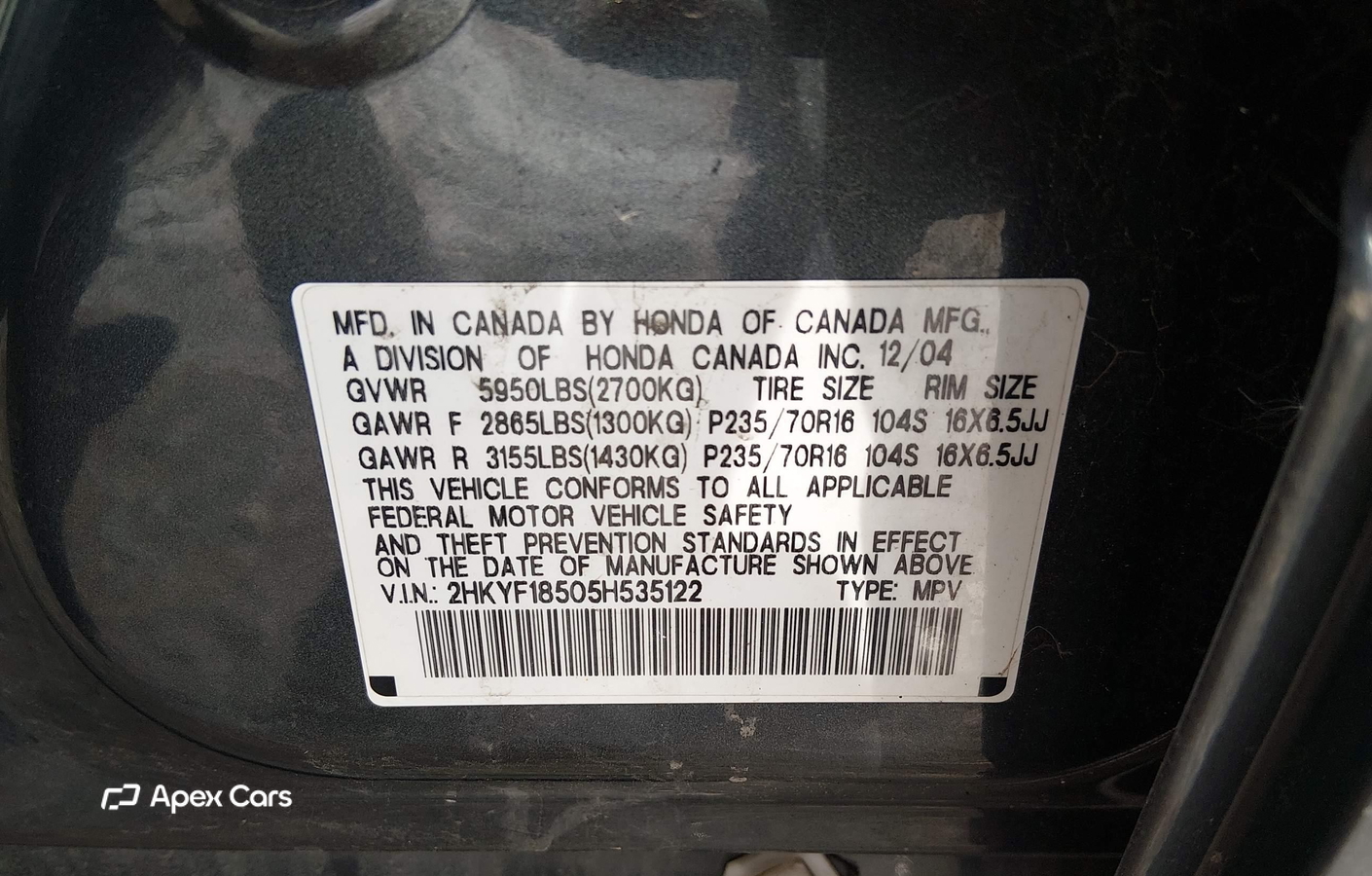 Honda Pilot 2005