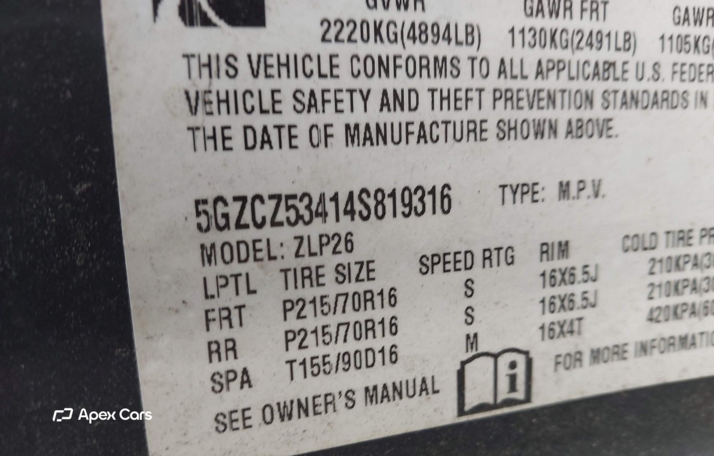 Saturn VUE 2004