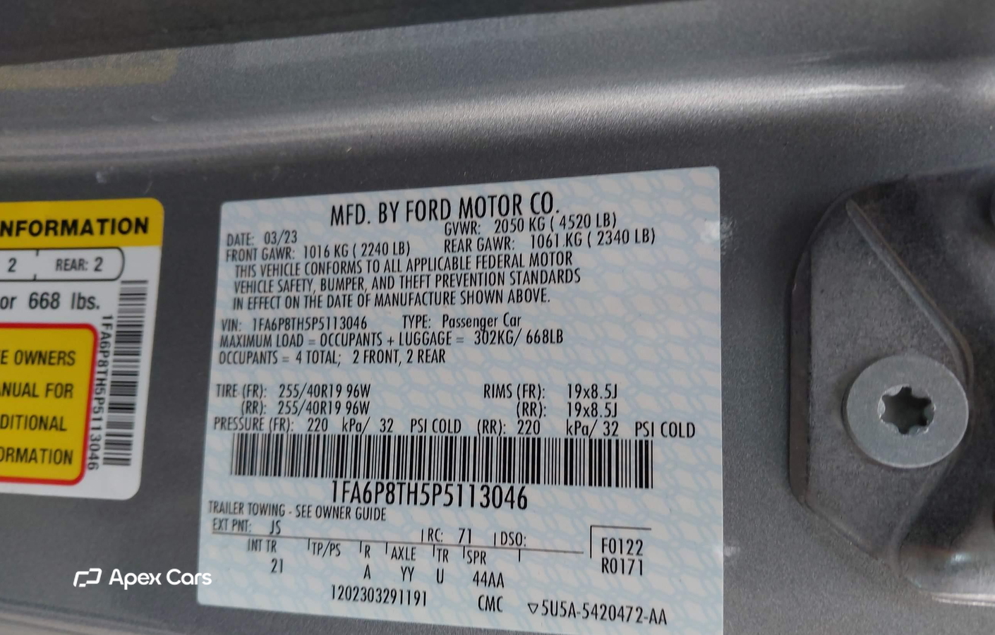 Ford Mustang 2023