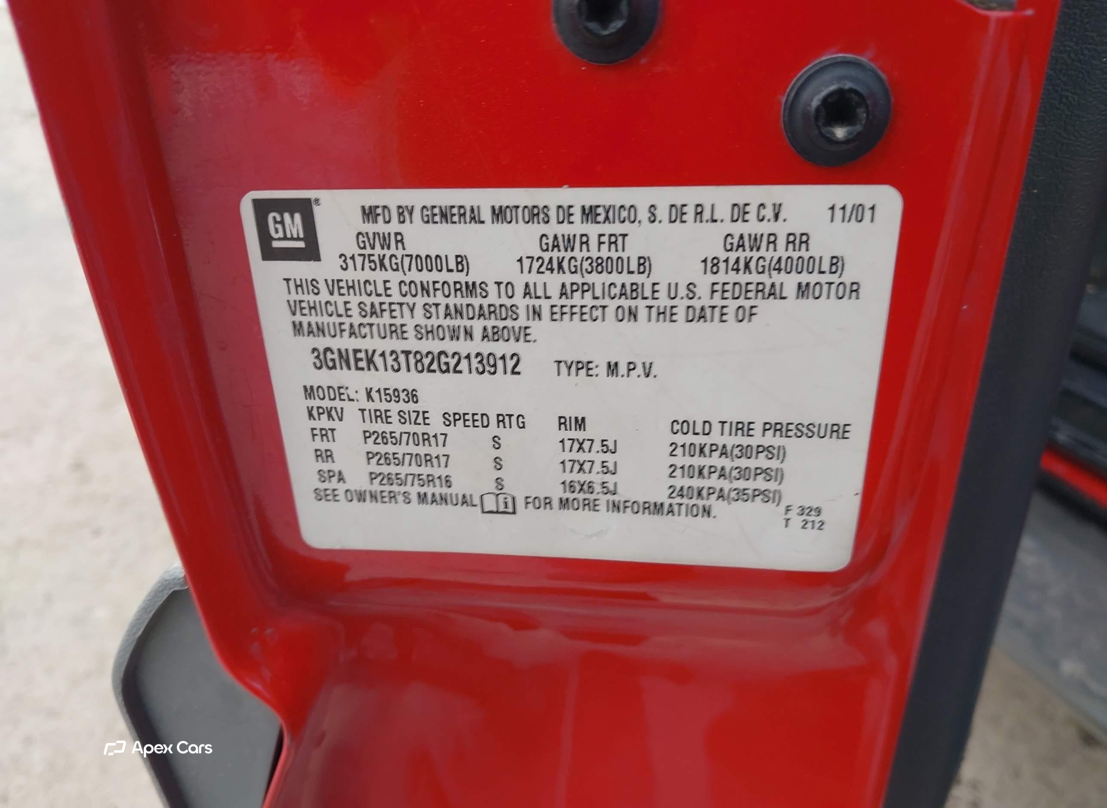 Chevrolet Avalanche 2002