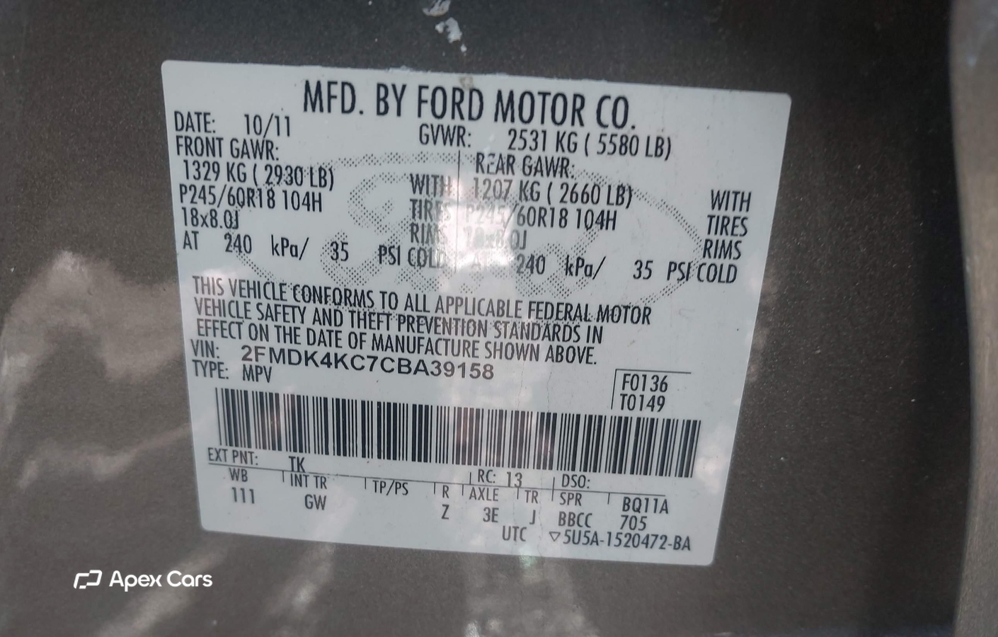 Ford Edge 2012