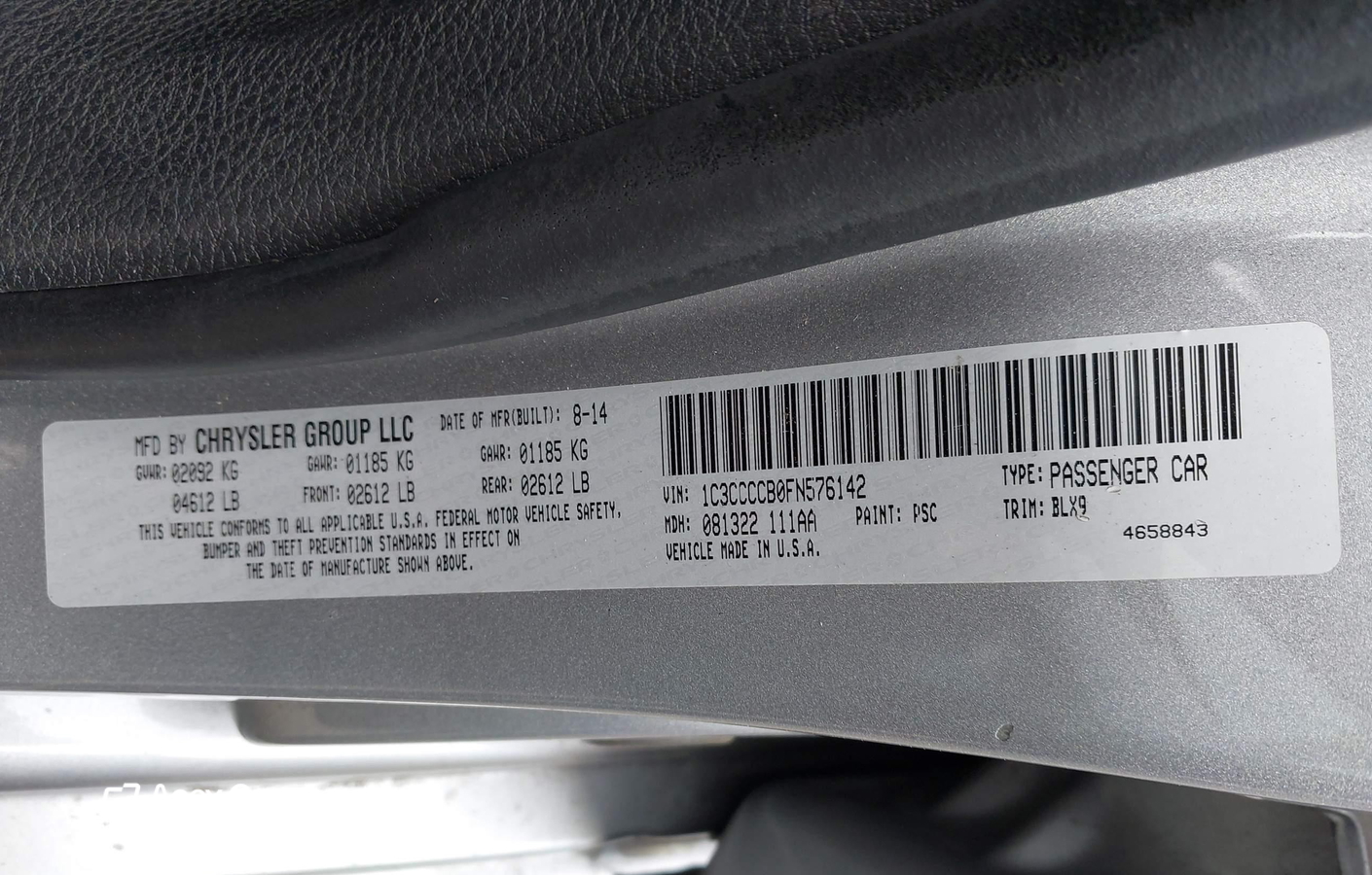 Chrysler 200 2015
