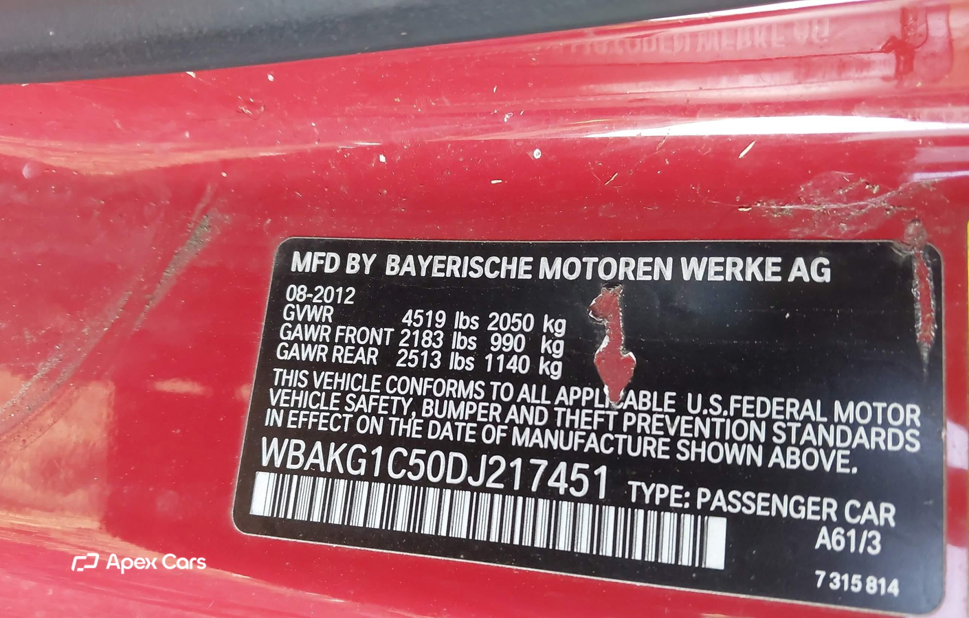 BMW Series 3 2013